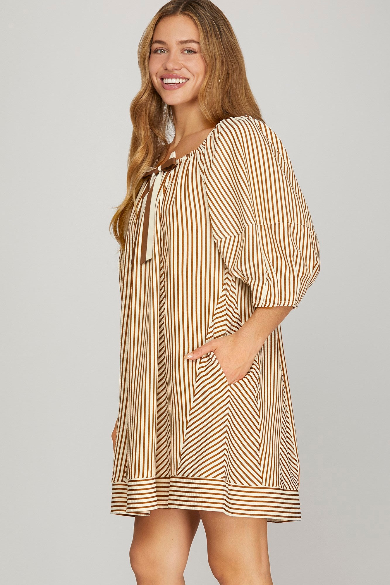Kate Striped Mini Dress **PRE-ORDER**