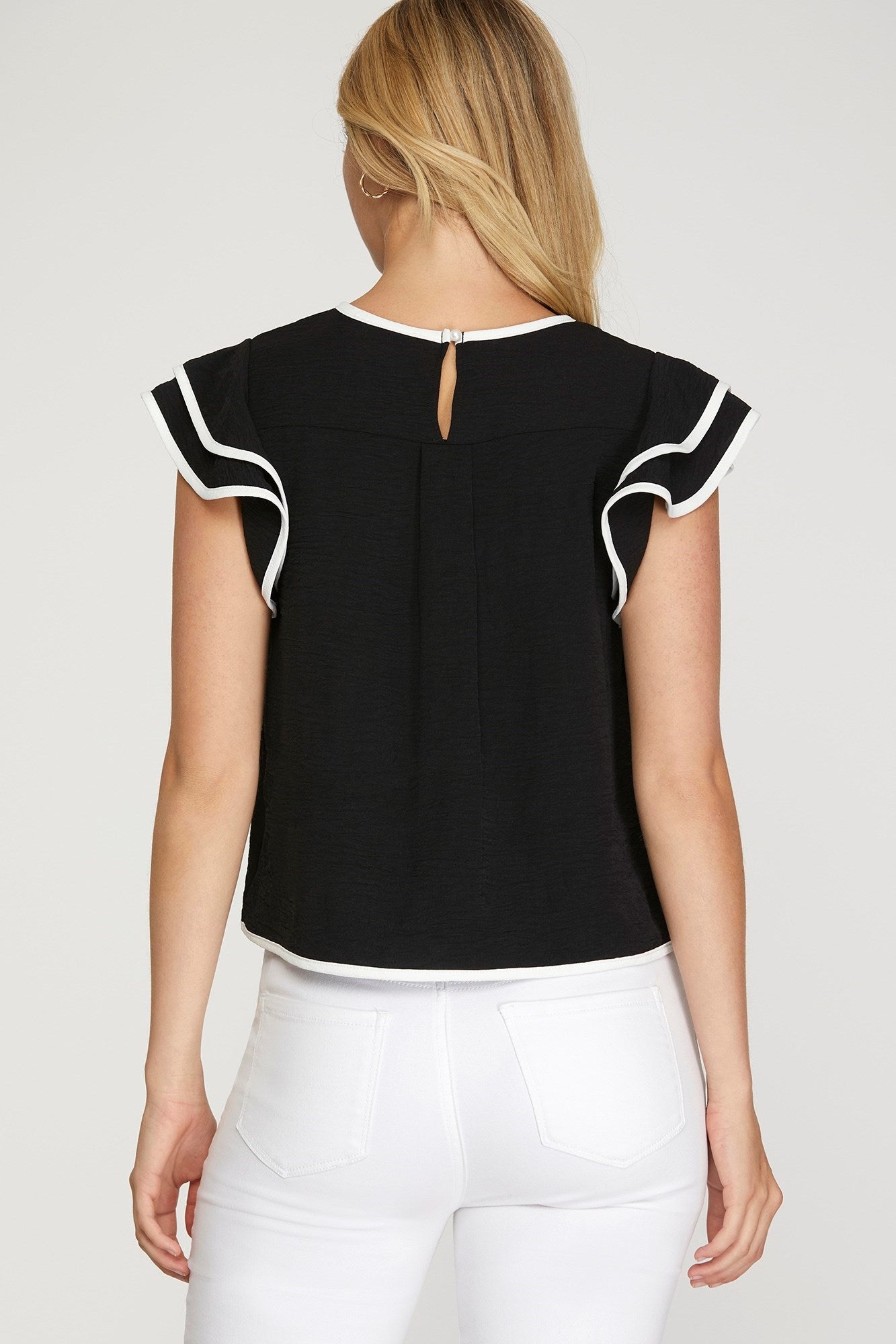 Lily Ruffle Sleeve Blouse **PRE-ORDER**