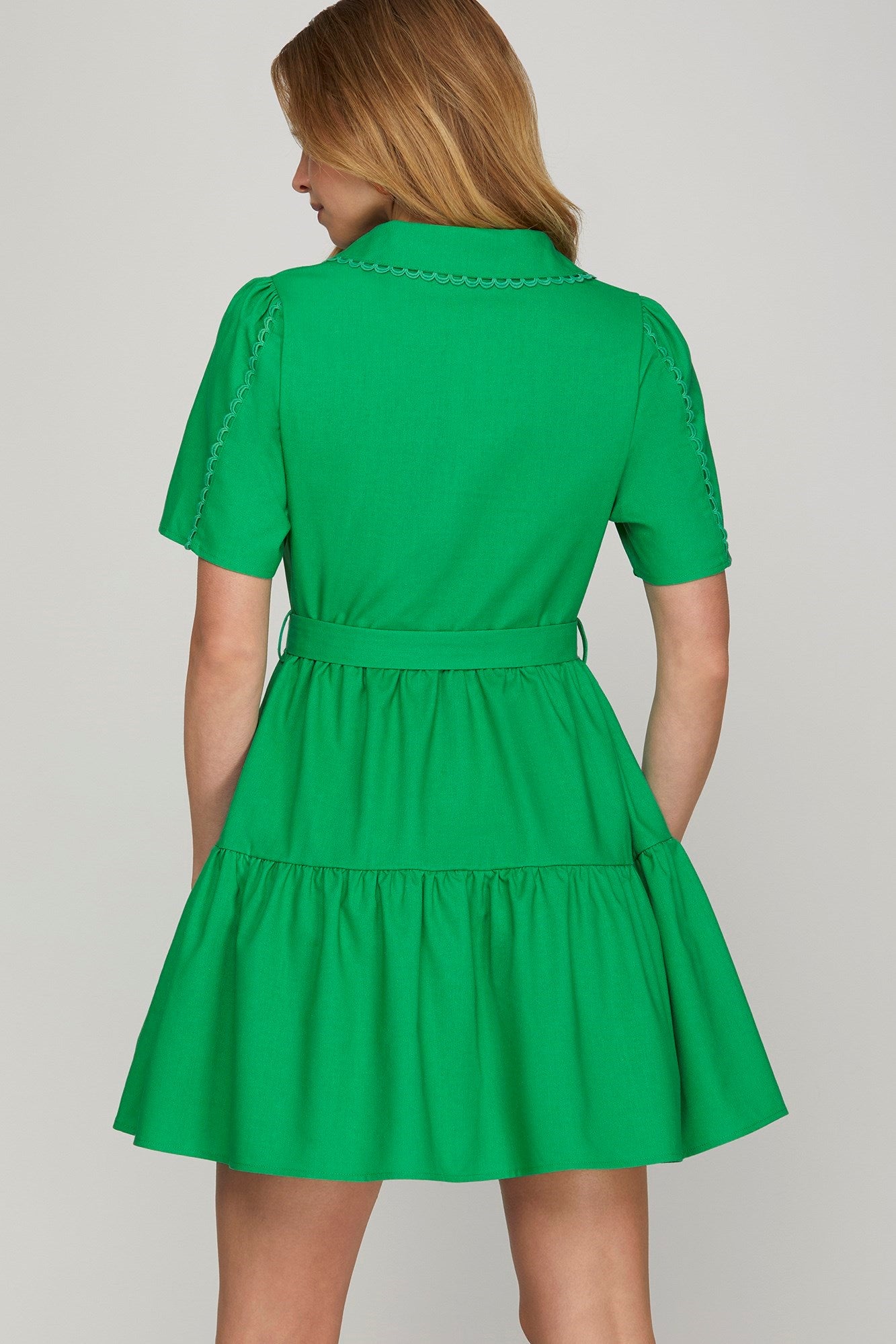 Caroline Tie-Front Mini Dress **PRE-ORDER**