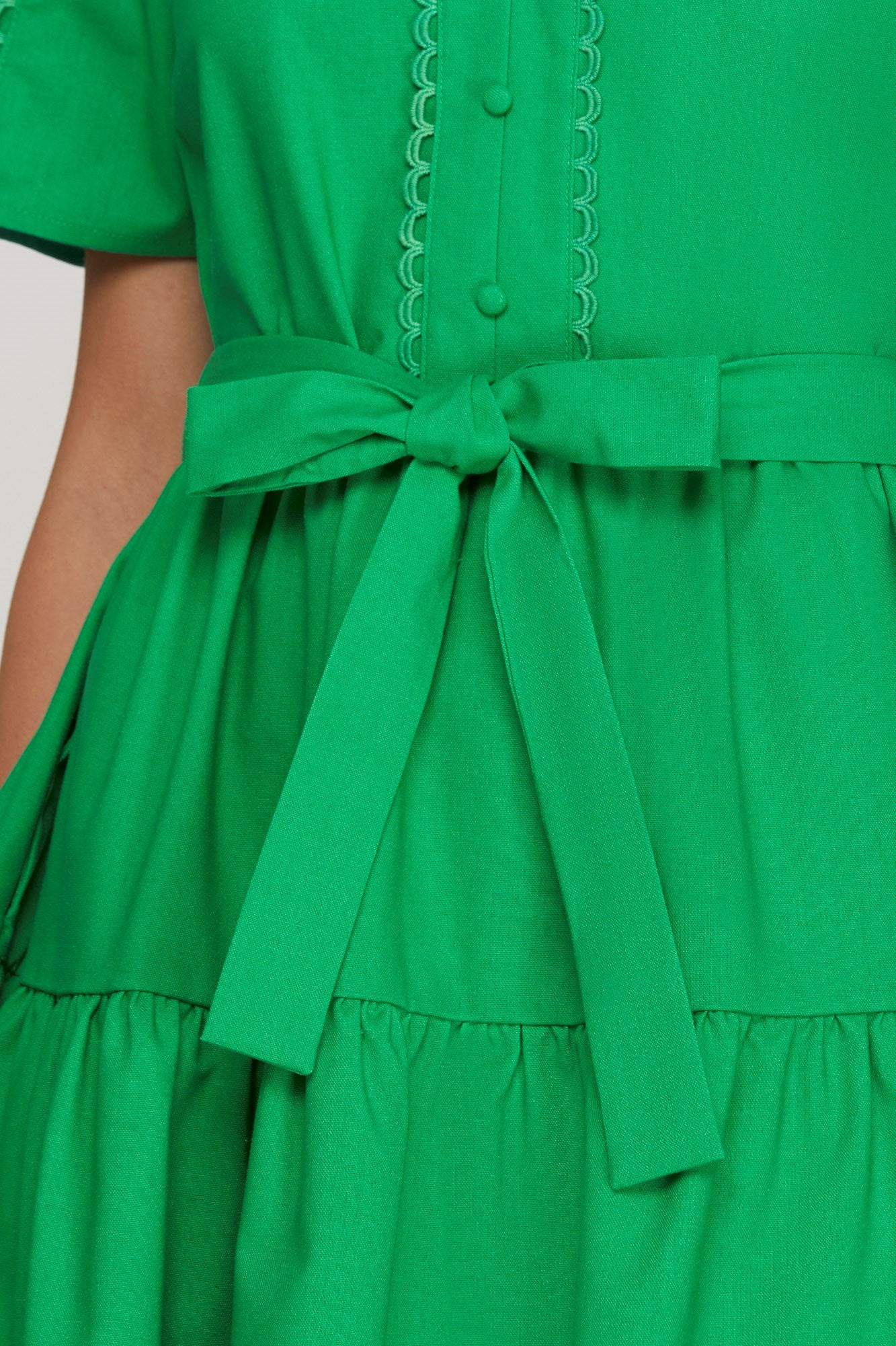 Caroline Tie-Front Mini Dress **PRE-ORDER**