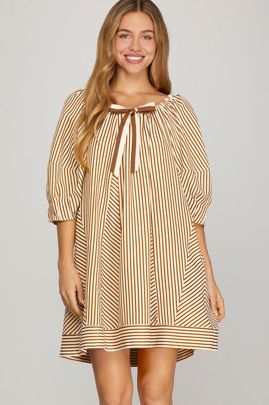 Kate Striped Mini Dress **PRE-ORDER**