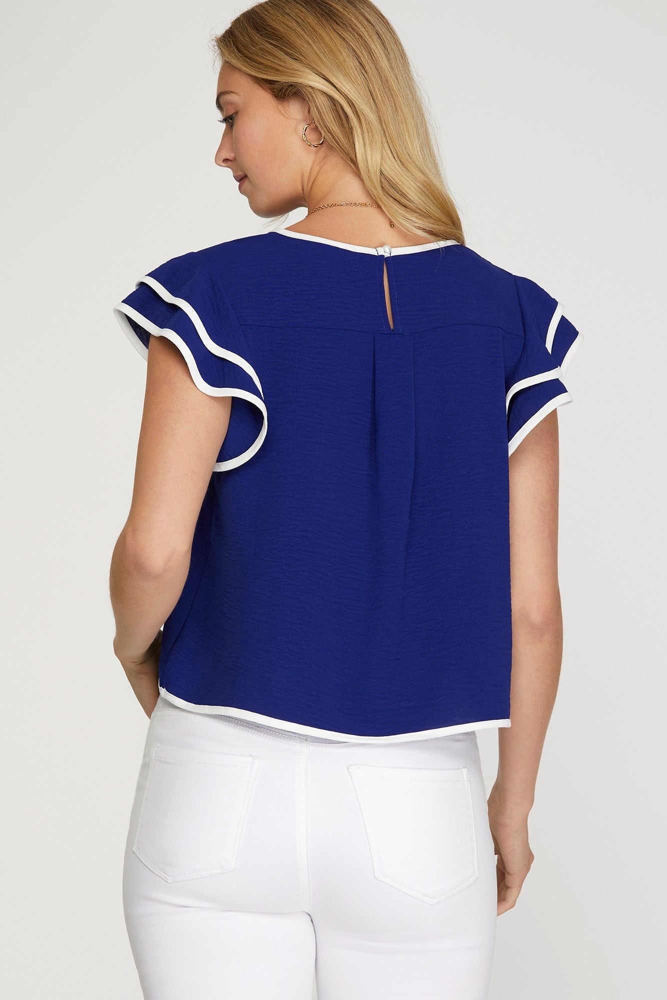 Lily Ruffle Sleeve Blouse **PRE-ORDER**