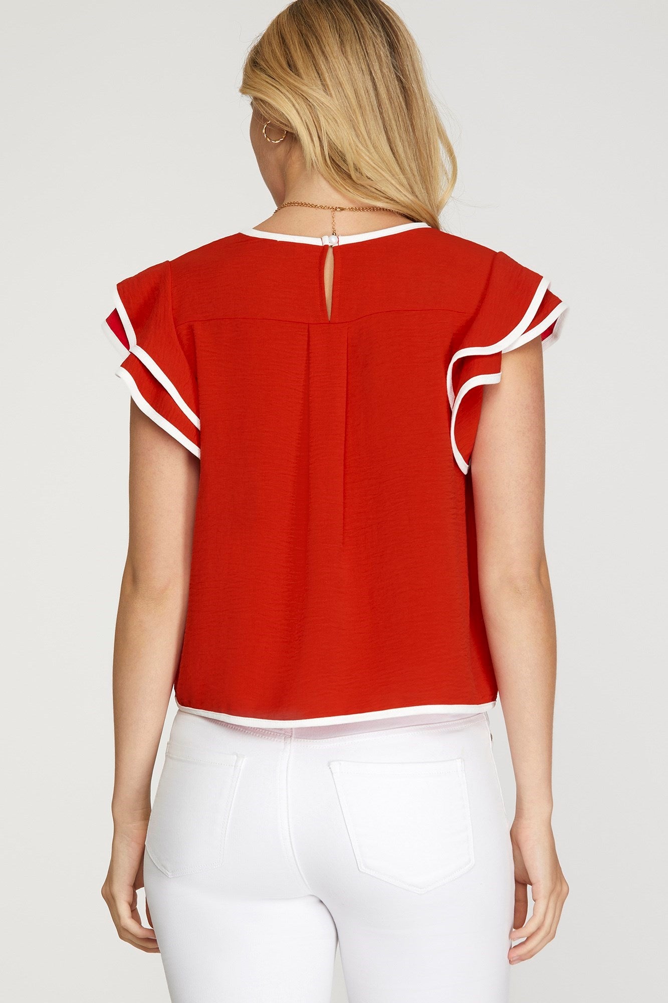 Lily Ruffle Sleeve Blouse **PRE-ORDER**
